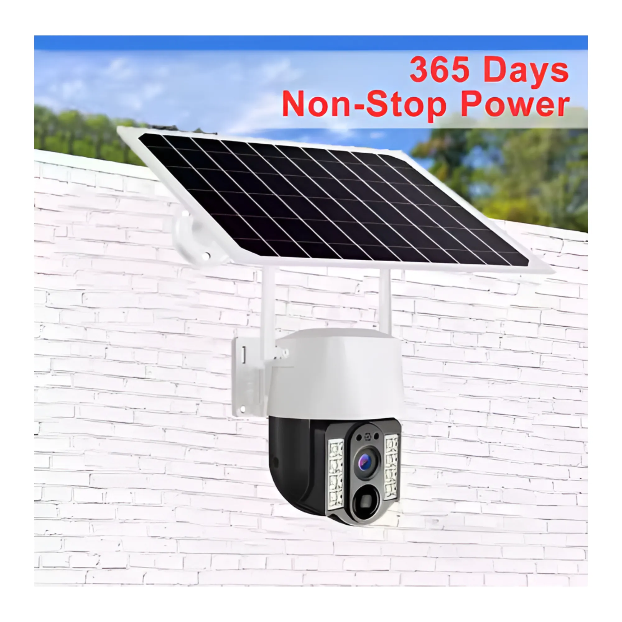 VC3-4G Outdoor Solar-Powered Wireless Surveillance Security Camera