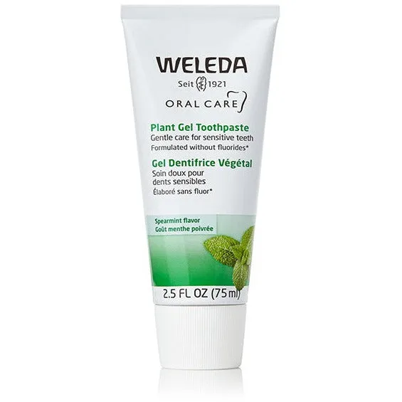 Weleda Oral Care - Plant Gel Toothpaste, for sensitive teeth, spearmint, 75ml