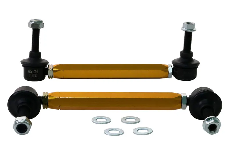 Whiteline Sway Bar End Link Kit (Universal Fit) [190-215mm/ 10mm Ball Stud] Front - KLC187