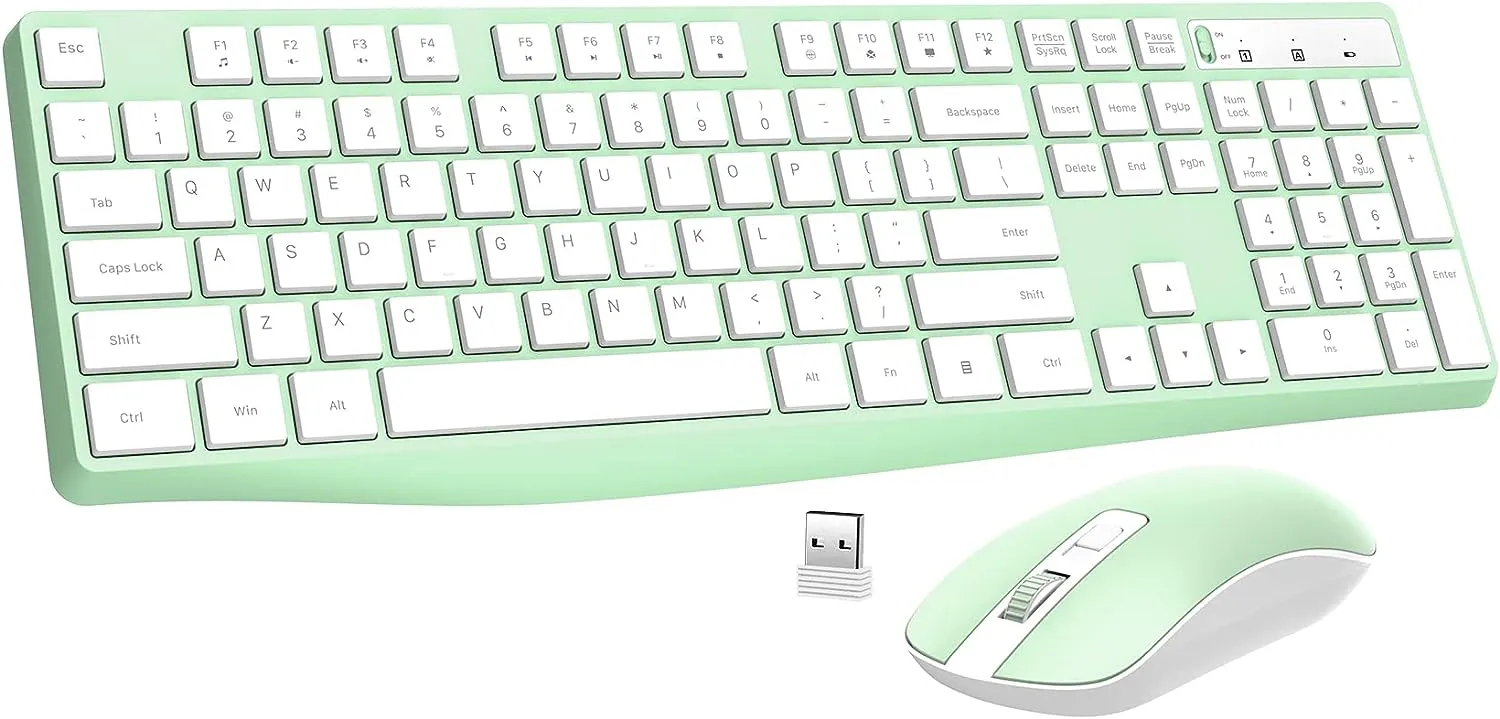 Wireless Keyboard and Mouse Combo 3 DPI Adjustable