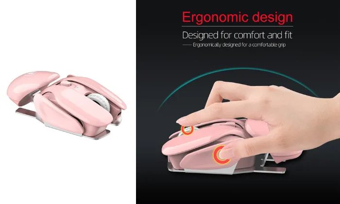 Wireless Mouse 2.4G - Pink