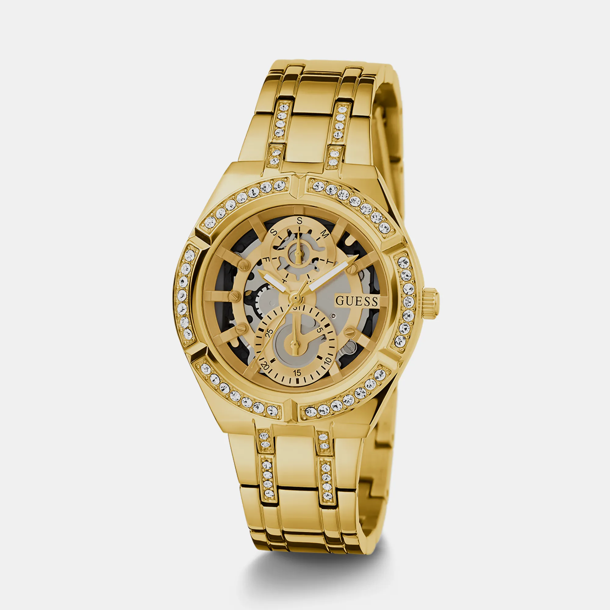 Women Gold Analog Stainless Steel Watch GW0604L2