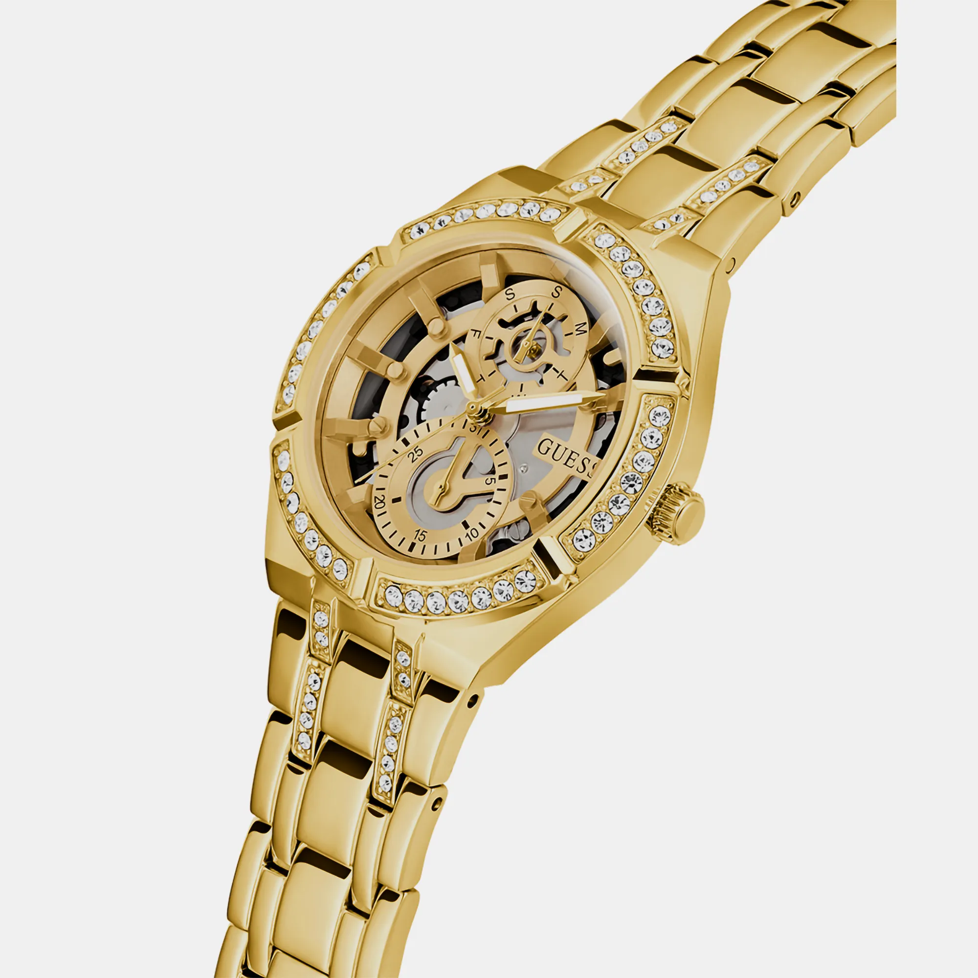 Women Gold Analog Stainless Steel Watch GW0604L2