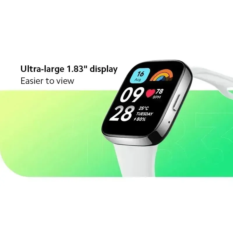 [World Premiere] Xiaomi Redmi Watch 3 Active 1.83'' LCD Display Blood Oxygen Heart Rate Bluetooth Voice Call 100  Sport Modes