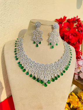 ZIRCONIA BRIDAL NECKLACE - Elegance28