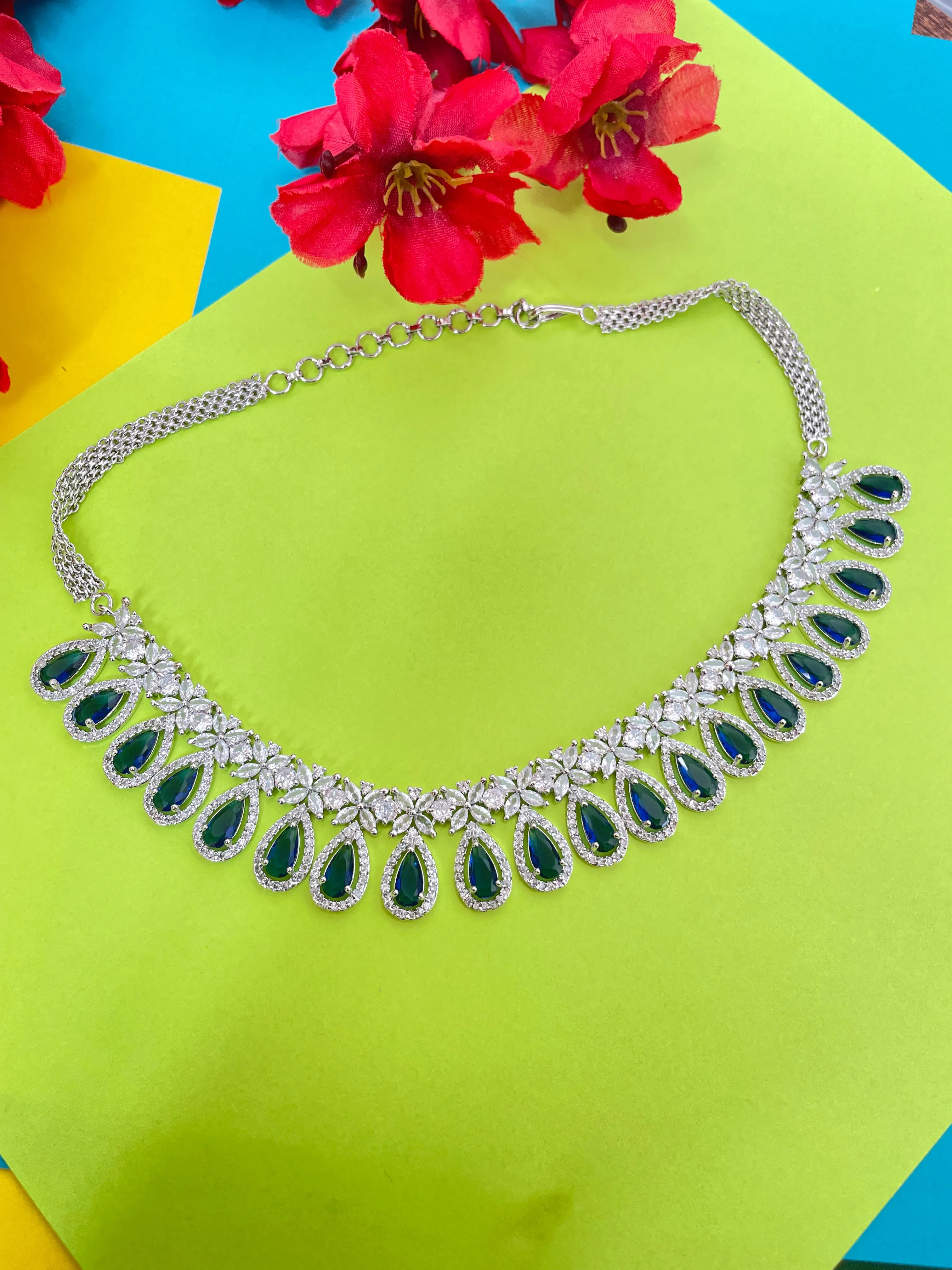 ZIRCONIA NECKLACE-Elegance10